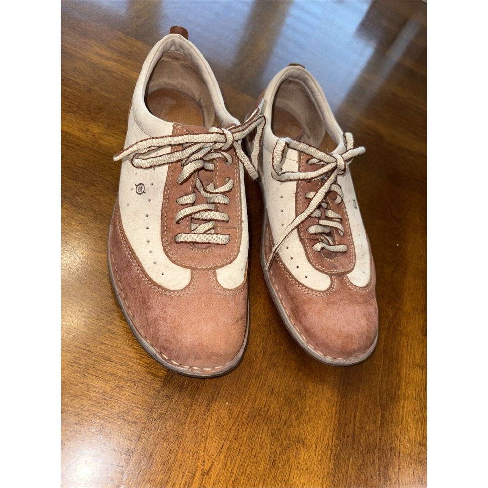 BORN Handcrafted Footwear Shoes Size‎ Women's 9.5  Bowling Type Loafer Lace Up